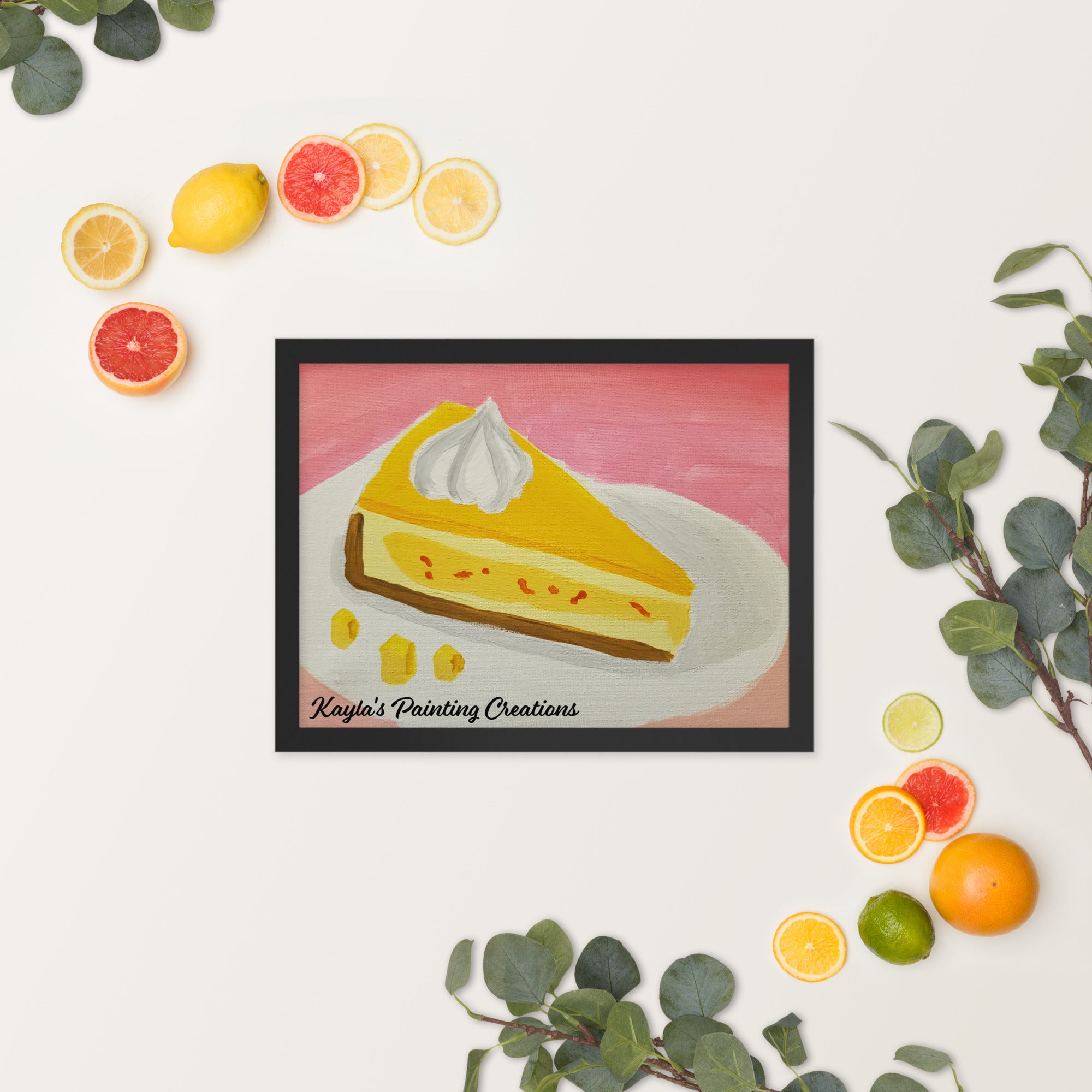 Mango Key-lime Cheesecake Poster