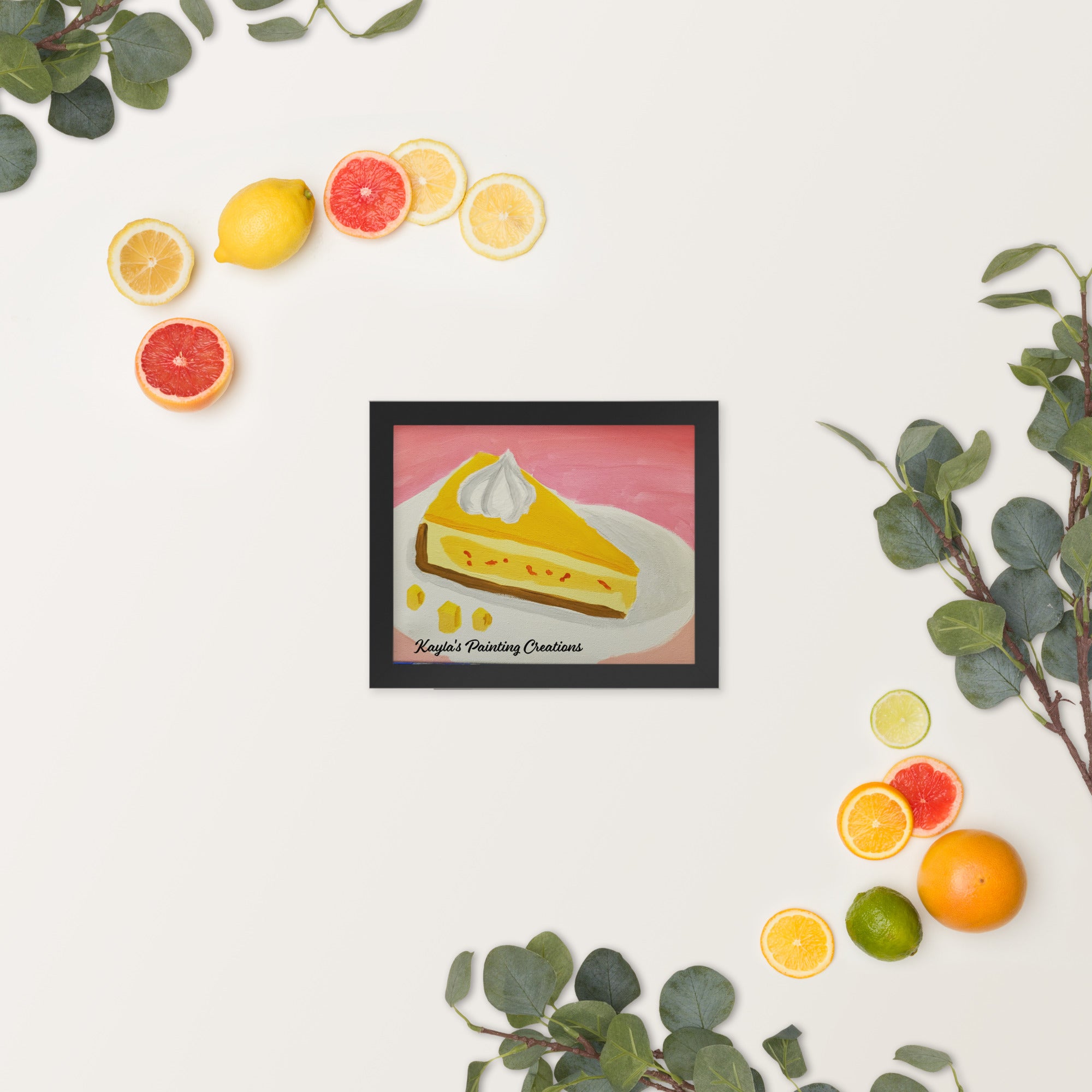 Mango Key-lime Cheesecake Poster