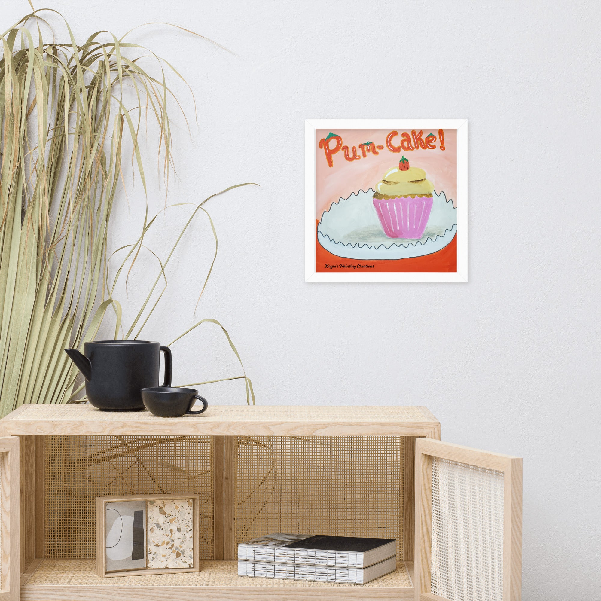 Pum-cake Framed photo paper poster